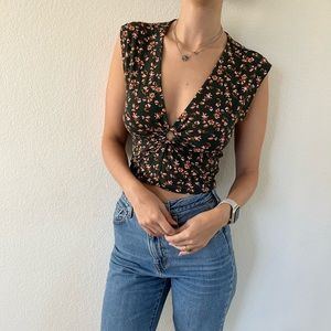 Urban Outfitters Floral crop top.